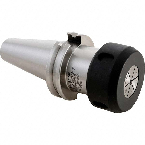 Techniks 23014 Collet Chuck: 3/32 to 1" Capacity, TG & PG100 Collet, Taper Shank