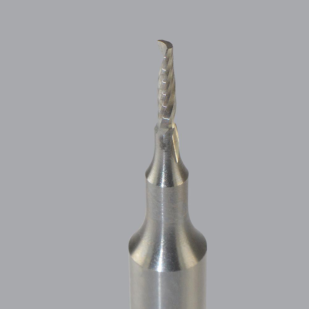 Onsrud 63-700 Spiral Router Bit: 0.0625" Dia, 0.25" LOC, 1/4" Shank Dia, Upcut
