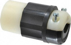 Leviton 2723 Locking Inlet: Connector, Industrial, L15-30R, 250V, Black & White