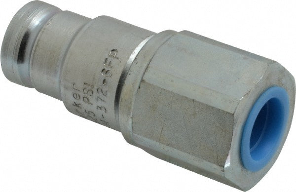 Parker FEM-372-6FP Hydraulic Hose Female Pipe Rigid Fitting: 3/8" Hose Size, 3/8-18, 3625 psi