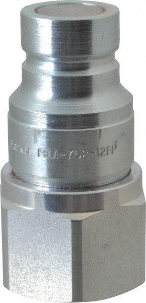 Parker FEM-752-12FP Hydraulic Hose Female Pipe Rigid Fitting: 3/4" Hose Size, 3/4-14, 3625 psi