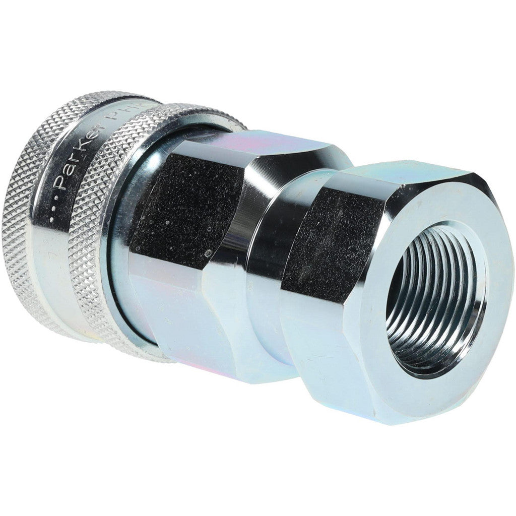 Parker 12/12/6601 Hydraulic Hose Female Pipe Rigid Fitting: 3/4" Hose Size, 3/4" Thread, 4000 psi