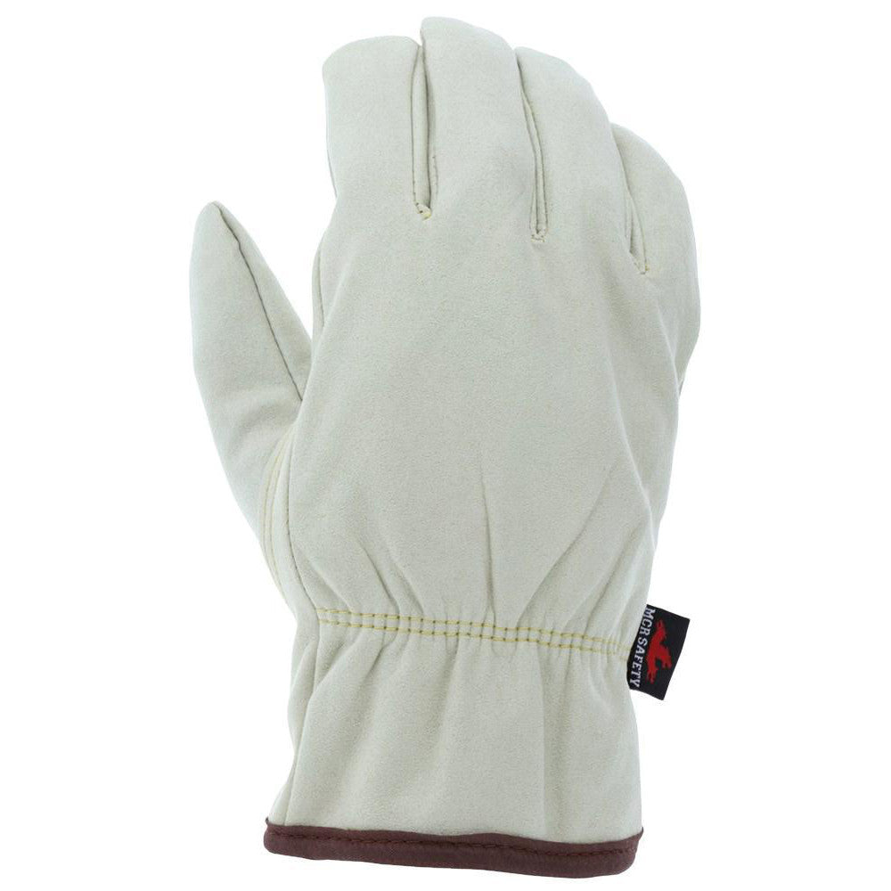 MCR Safety 3750M Work Gloves: Memphis 3750, Size Medium, Fleece Lined, Synthetic Leather, General Purpose