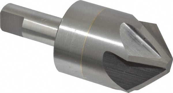 M.A. Ford 78125003 Countersink: 1-1/4" Head Dia, 90.00 deg Included Angle, 6 Flute, Solid Carbide, Right Hand Cut