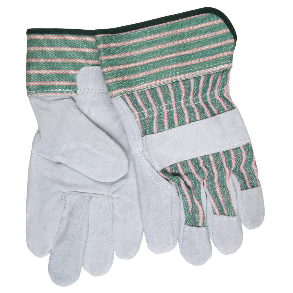MCR Safety 1230S Work Gloves: Memphis 1230, Size Small, Cowhide Leather Lined, Cowhide Leather, General Purpose