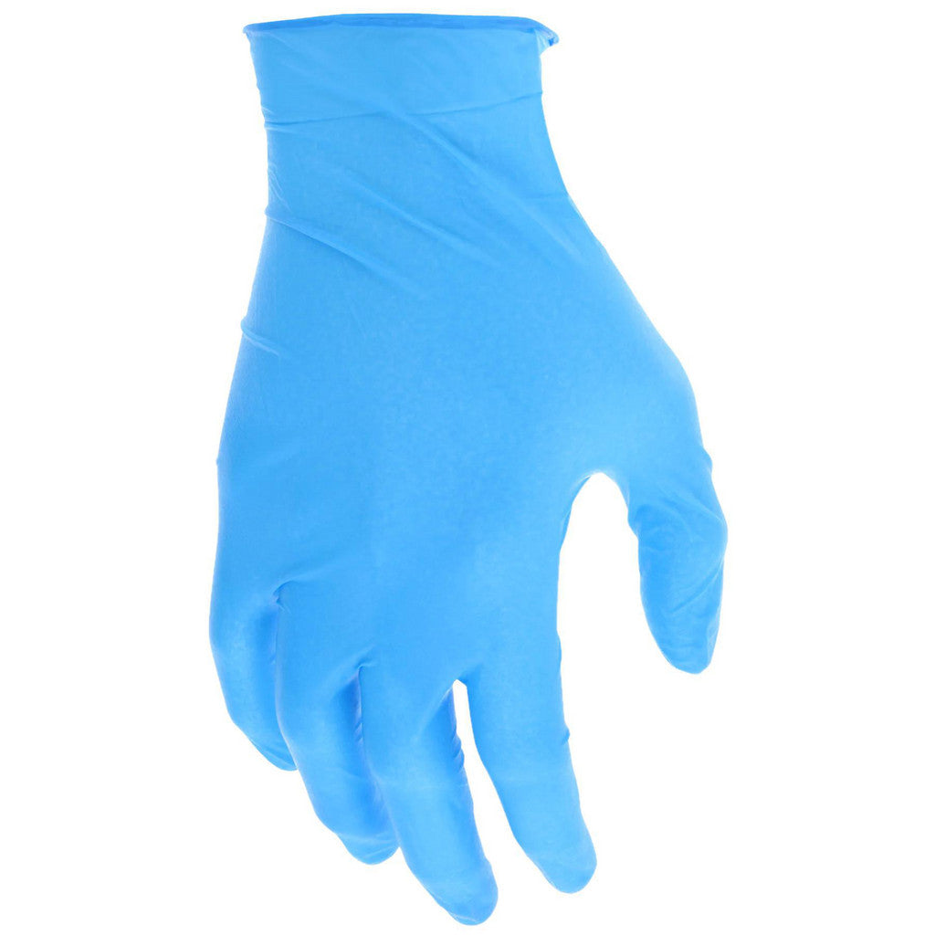MCR Safety 6015M Disposable Gloves: Series Nitrishield, Size Medium, 4.0 mil, Nitrile, Food, Powder-Free