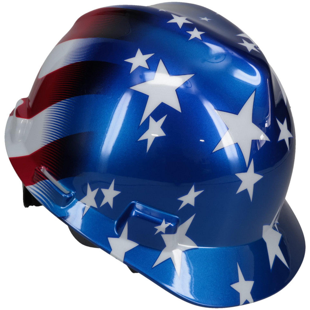 MSA 10052945 Hard Hat: Class E, 4-Point Suspension