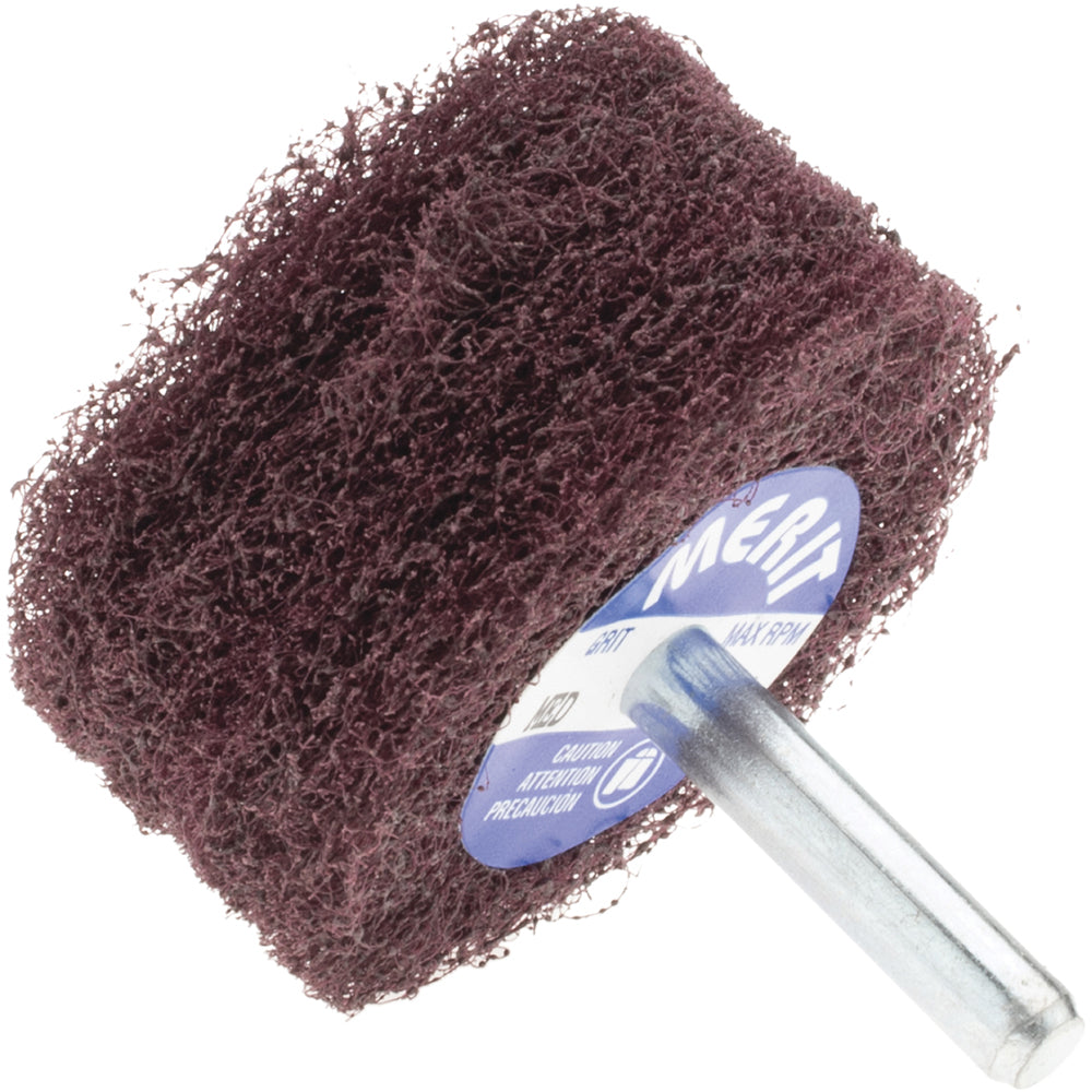 Merit Abrasives 8834131554 Deburring Disc: 2" Dia, Medium Grade, Aluminum Oxide (Pack of 10)