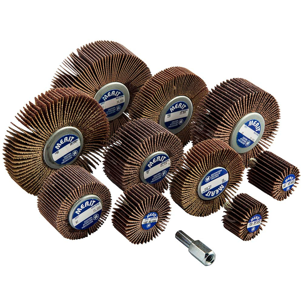 Merit Abrasives 8834138001 10 Piece Flap Wheel Kit