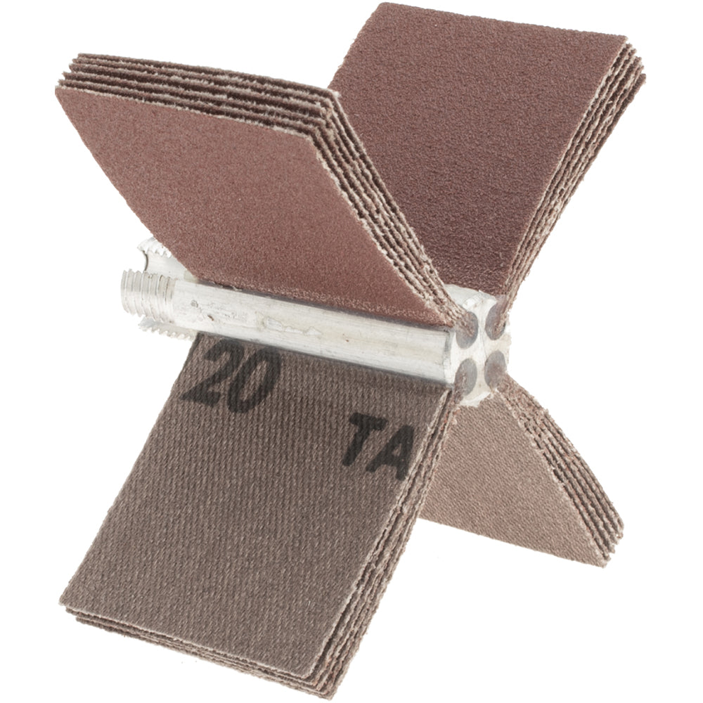 Merit Abrasives 8834154111 120 Grit, Coated, Aluminum Oxide Bore Polisher