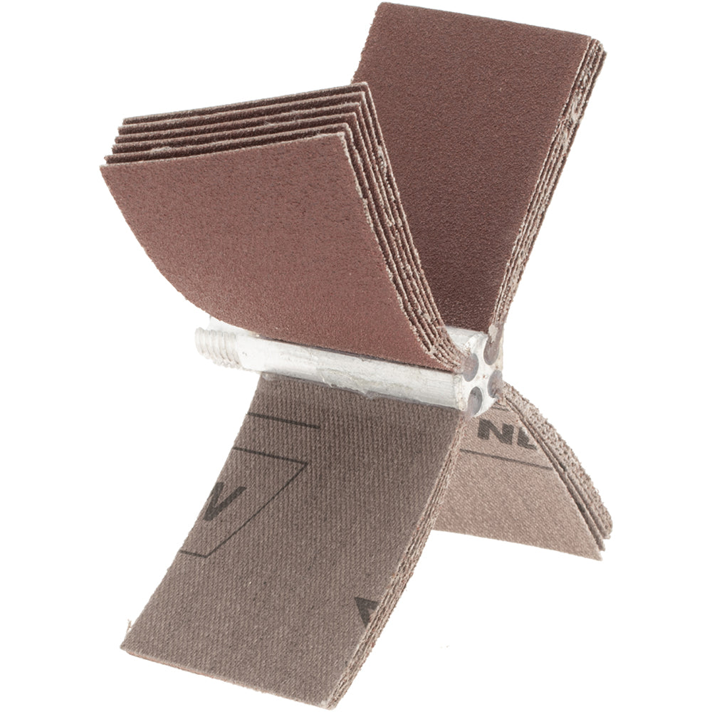 Merit Abrasives 8834154120 120 Grit, Coated, Aluminum Oxide Bore Polisher
