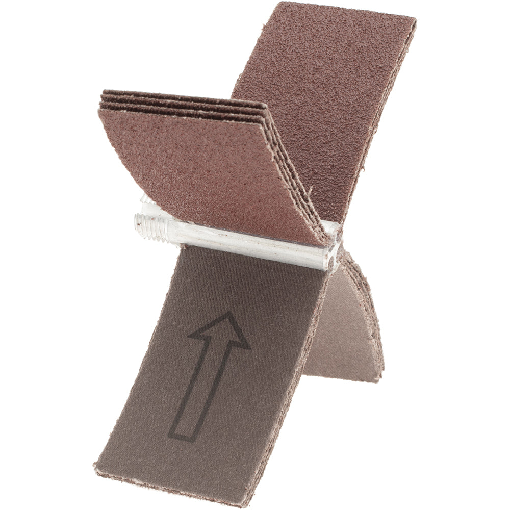Merit Abrasives 8834154127 60 Grit, Coated, Aluminum Oxide Bore Polisher