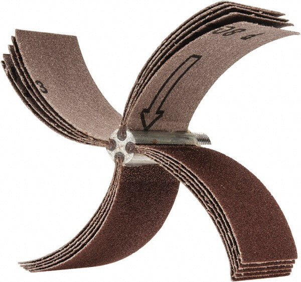 Merit Abrasives 8834154128 80 Grit, Coated, Aluminum Oxide Bore Polisher