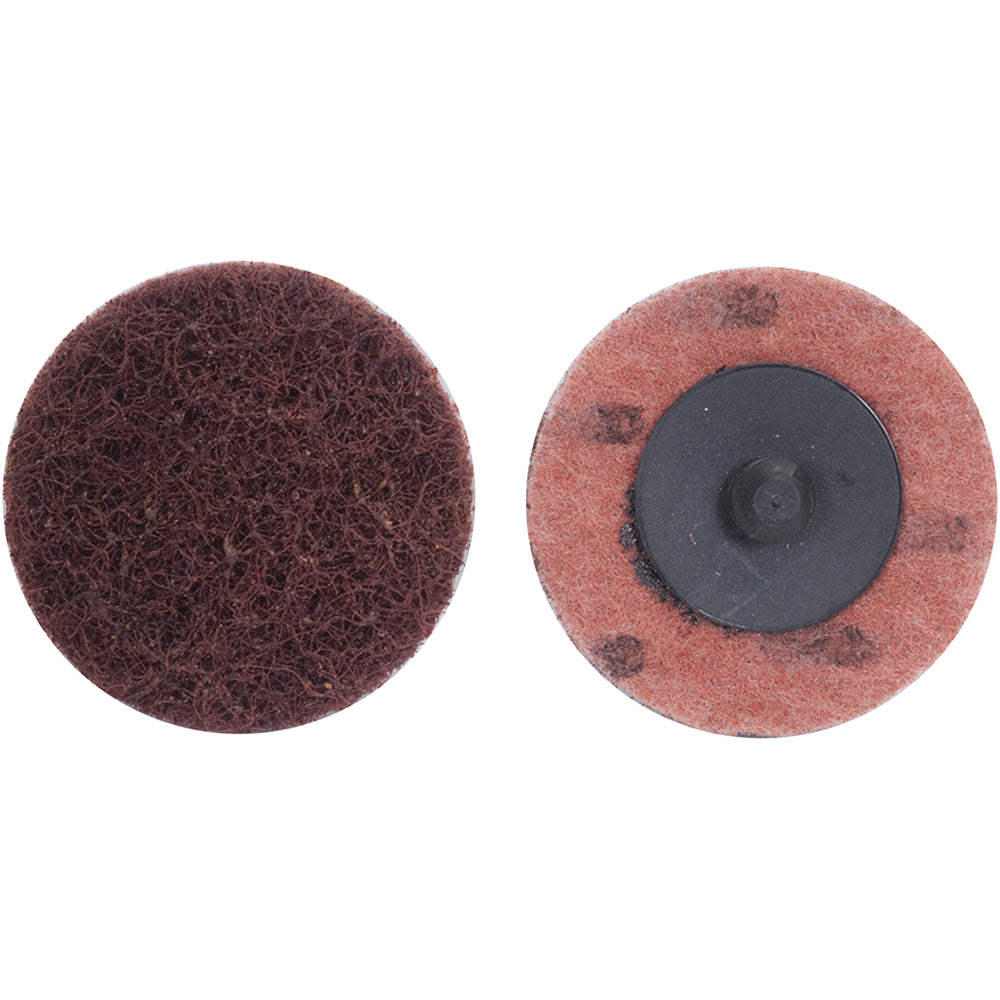 Merit Abrasives 8834161651 Quick-Change Disc: Type R, 3" Dia, Aluminum Oxide, Non-Woven