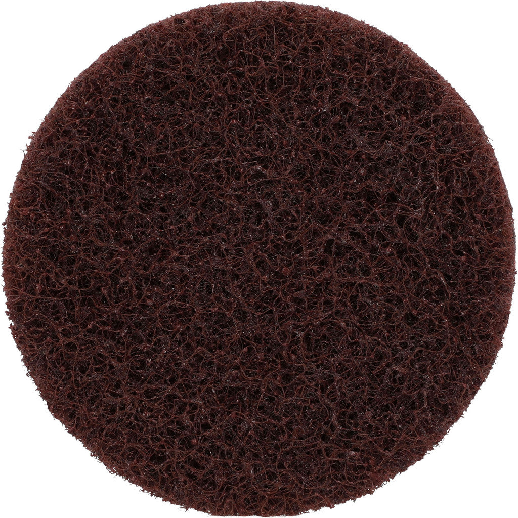 Merit Abrasives 8834166398 Quick-Change Disc: Type S, 3" Dia, Aluminum Oxide, Non-Woven