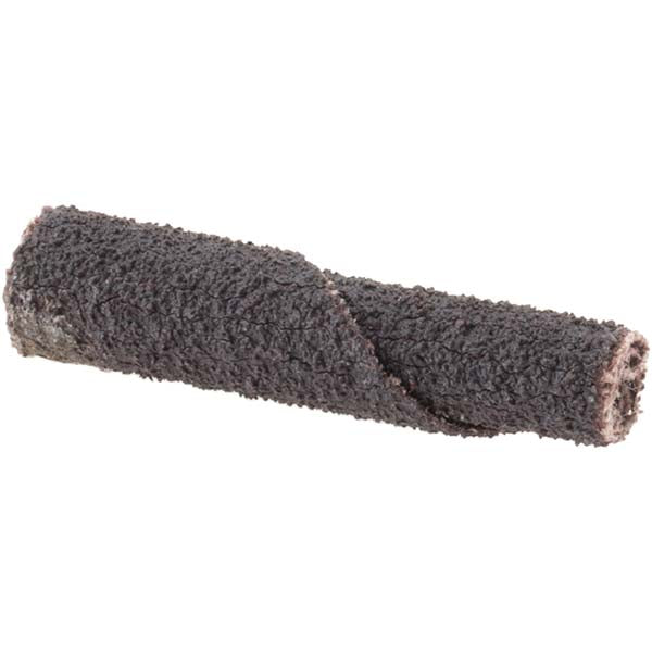 Merit Abrasives 8834180080 Straight Cartridge Roll: 1/4" Dia, 1-1/2" OAL, 60 Grit, Aluminum Oxide (Pack of 100)