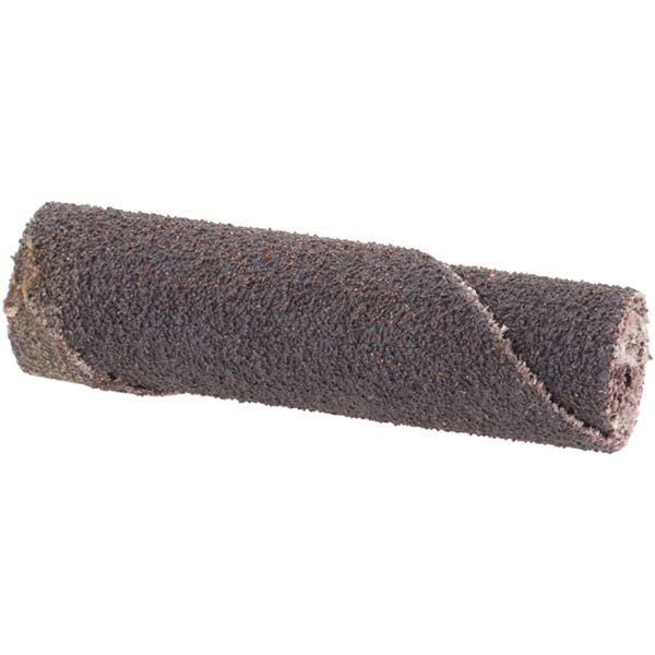 Merit Abrasives 8834180326 Straight Cartridge Roll: 1/2" Dia, 2" OAL, 60 Grit, Aluminum Oxide (Pack of 100)