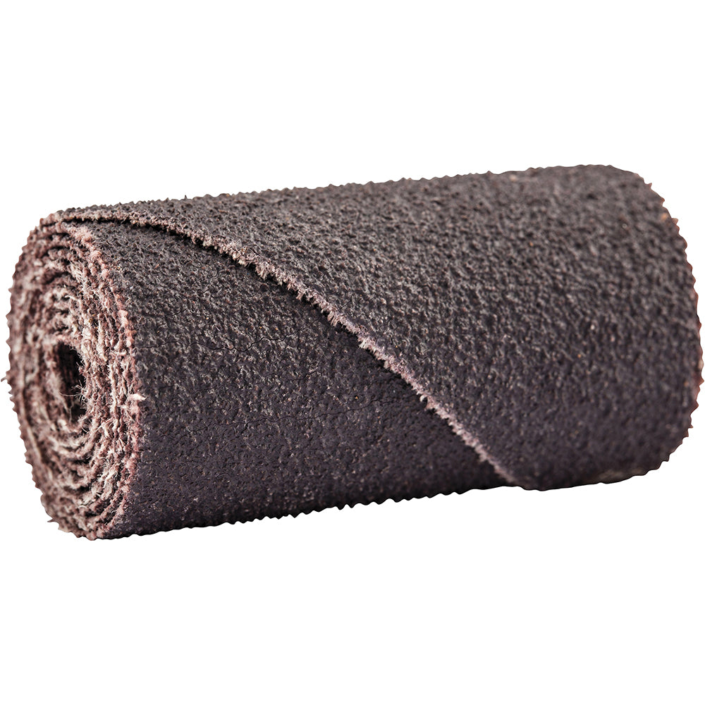 Merit Abrasives 8834180477 Straight Cartridge Roll: 3/4" Dia, 1-1/2" OAL, 60 Grit, Aluminum Oxide (Pack of 100)