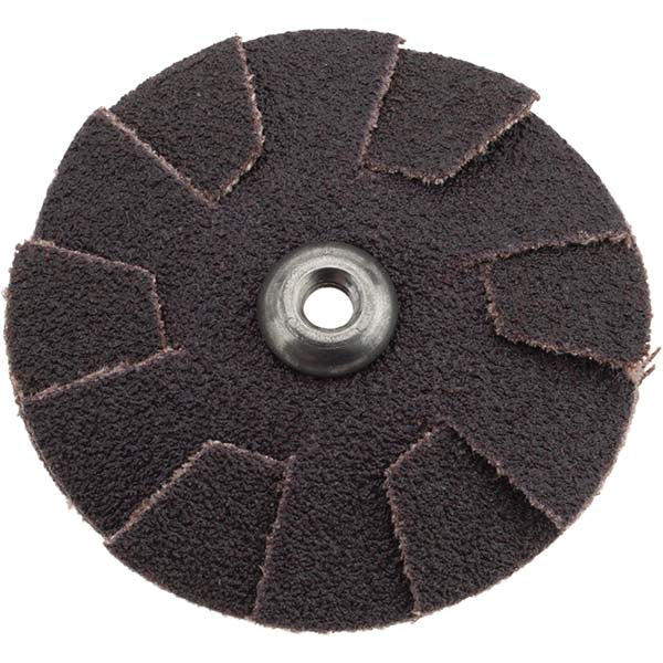 Merit Abrasives 8834184042 80 Grit, 1-3/4" Dia, Flexible Slotted Overlap Disc