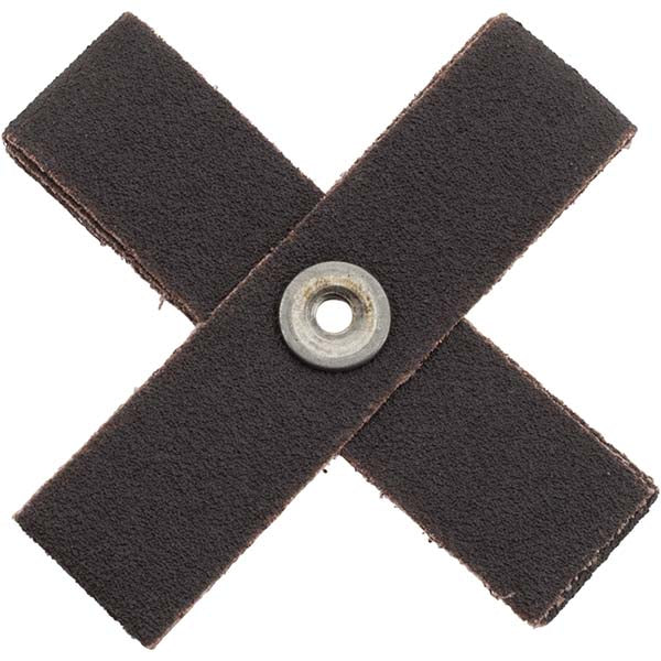 Merit Abrasives 8834184135 80 Grit, Medium Grade, Aluminum Oxide Cross Pad