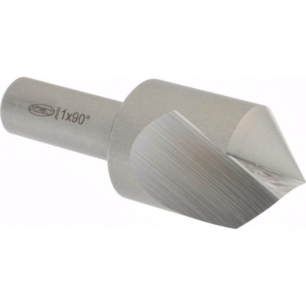 Keo 919-000-063 Countersink: 1" Head Dia, 90.00 deg Included Angle, 1 Flute, High-Speed Steel, Right Hand Cut