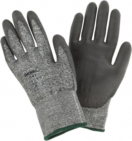 SHOWA 541-S Cut, Puncture & Abrasive-Resistant Gloves: Size S, ANSI Cut 2, ANSI Puncture 2, Polyurethane, Dyneema