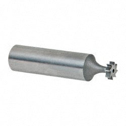 Keo 943-000-017 Woodruff Keyseat Cutter: 0.3125" Cut Dia, 0.0938" Cut Width, 1/2" Shank Dia, Straight Tooth