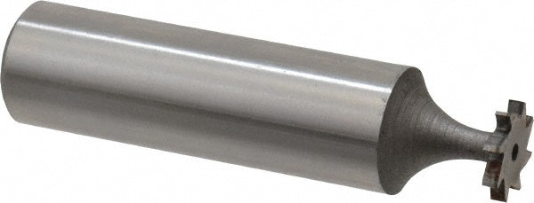 Keo 943-000-025 Woodruff Keyseat Cutter: 0.375" Cut Dia, 0.0625" Cut Width, 1/2" Shank Dia, Straight Tooth