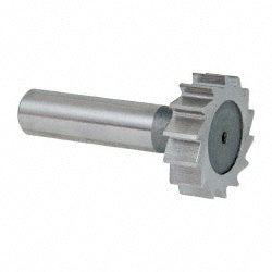 Keo 943-000-273 Woodruff Keyseat Cutter: 1.25" Cut Dia, 0.375" Cut Width, 1/2" Shank Dia, Straight Tooth
