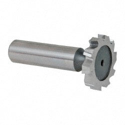 Keo 943-000-213 Woodruff Keyseat Cutter: 1.125" Cut Dia, 0.1875" Cut Width, 1/2" Shank Dia, Staggered Tooth