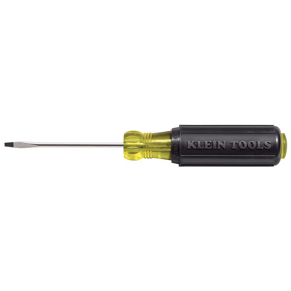 Klein Tools 606-2 Slotted Screwdriver: 1/16" Width, 4-3/4" OAL, 2" Blade Length