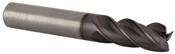 M.A. Ford 17737510A Square End Mill: 3/8" Dia, 7/8" LOC