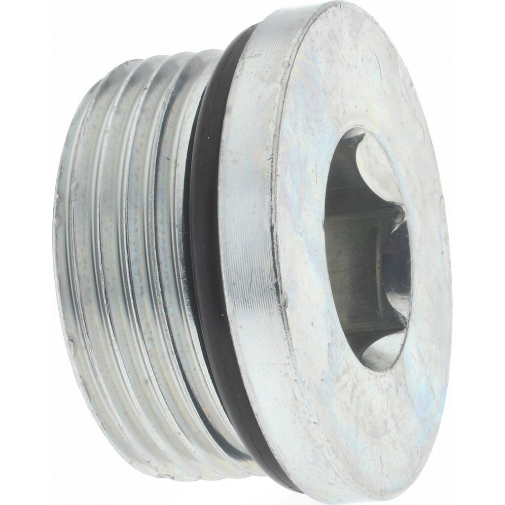 Parker 16 HP5ON-S Industrial Pipe Hex Socket Plug: 1-5/16-12 Male Thread, Male Straight Thread O-Ring
