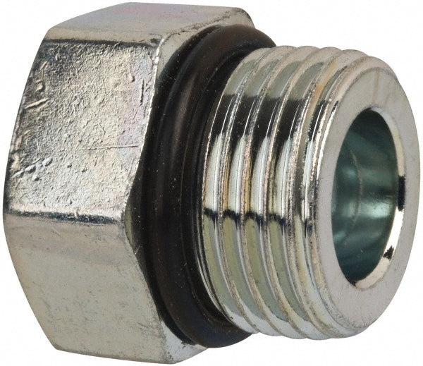 Parker 10 P5ON-S Industrial Pipe Hex Plug: 7/8-14 Male Thread, Male Straight Thread O-Ring