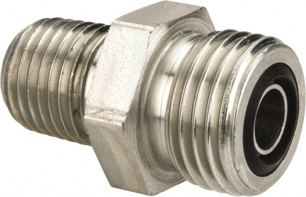 Parker 6 FLO-S Compression Tube Connector: 1/4-18, ORFS x NPTF