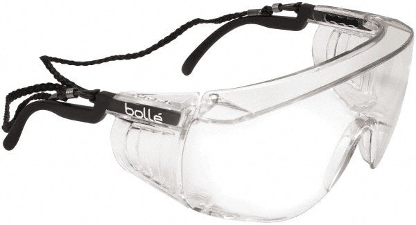 bolle SAFETY 40054 Safety Glasses: Anti-Fog & Scratch-Resistant, Polycarbonate, Clear Lenses, Full-Framed
