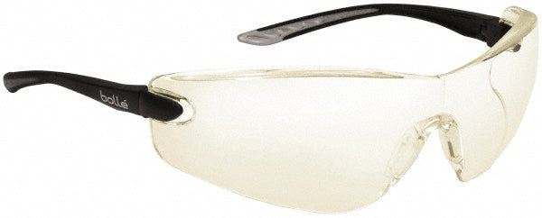 bolle SAFETY 40040 Safety Glass: Hydrophobic, Clear Lenses, Frameless