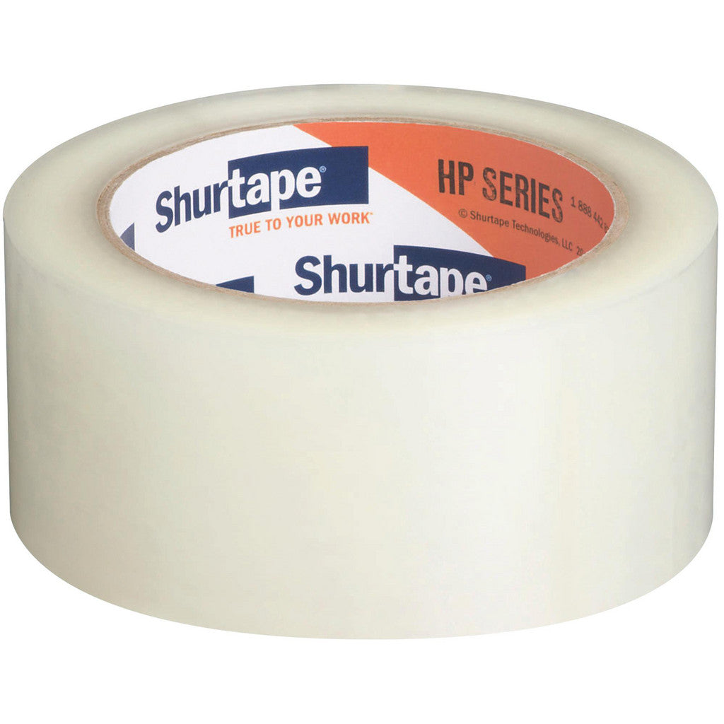 Shurtape 207142 HP 100 General Purpose Grade Hot Melt Packaging Tape, Clear, 1.6 mil, 48 mm x 100 m (Pack of 6)