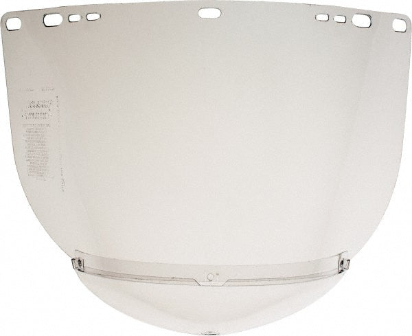Jackson Safety 29062 Face Shield Windows & Screens: Replacement Window, Clear, 8" High, 0.04" Thick