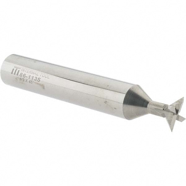 Internal Tool 86-1135 Dovetail Cutter: 90°, 0.15" Cut Width, Solid Carbide