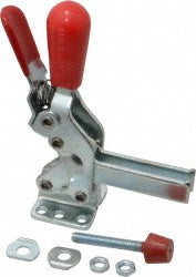 De-Sta-Co 2002-UR Manual Hold-Down Toggle Clamp: Vertical, 600.00 lb Capacity, U-Bar, Flanged Base