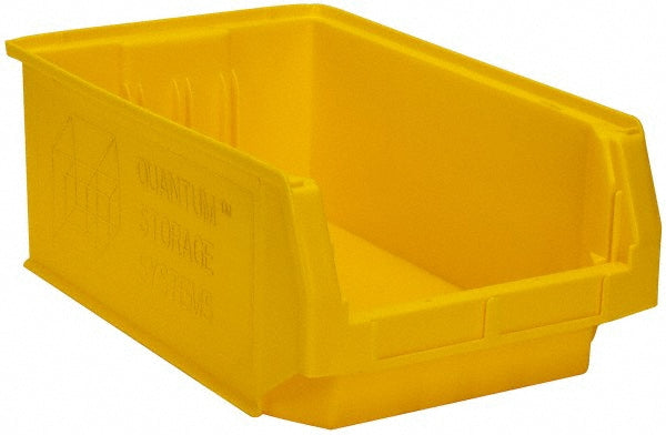 Quantum Storage QMS532YL Plastic Hopper Stacking Bin: Yellow