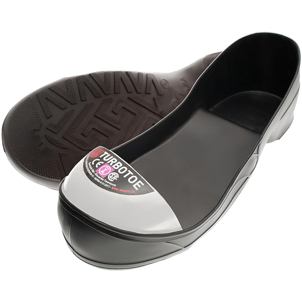 Impacto TTUS Overboots, Overshoes & Spats; Footwear Type: Safety Toe; Overshoe; Gender: Unisex; Toe Type: Steel; Material: PVC; Size: Small; Fits Men's Shoe Size: 6-7