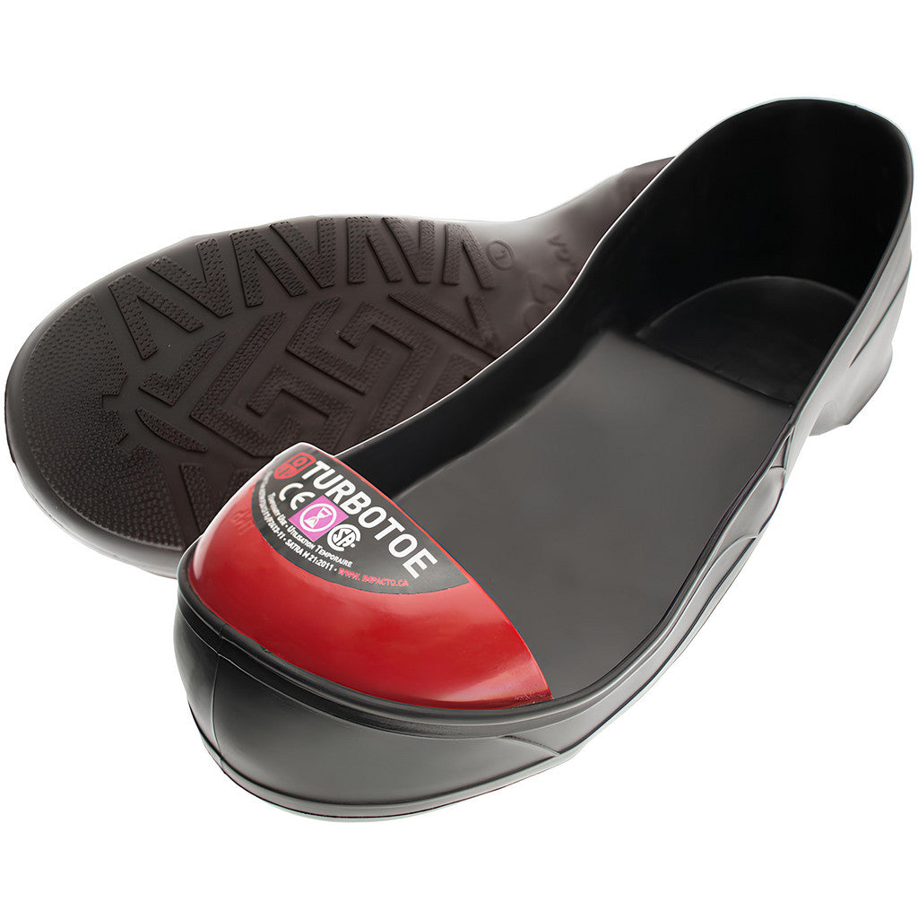 Impacto TTUL Overboots, Overshoes & Spats; Footwear Type: Safety Toe; Overshoe; Gender: Unisex; Toe Type: Steel; Material: PVC; Size: Large; Fits Men's Shoe Size: 10-11