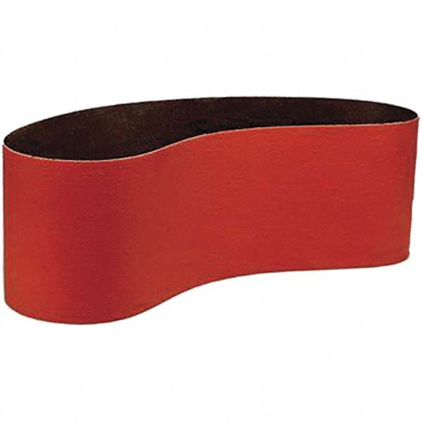 3M 7010307734 Abrasive Belt: 6" Wide, 48" OAL, 50 Grit, Ceramic Aluminum Oxide