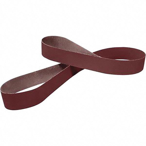 3M 7010294519 Abrasive Belt: 3" Wide, 21" OAL, 60 Grit, Aluminum Oxide
