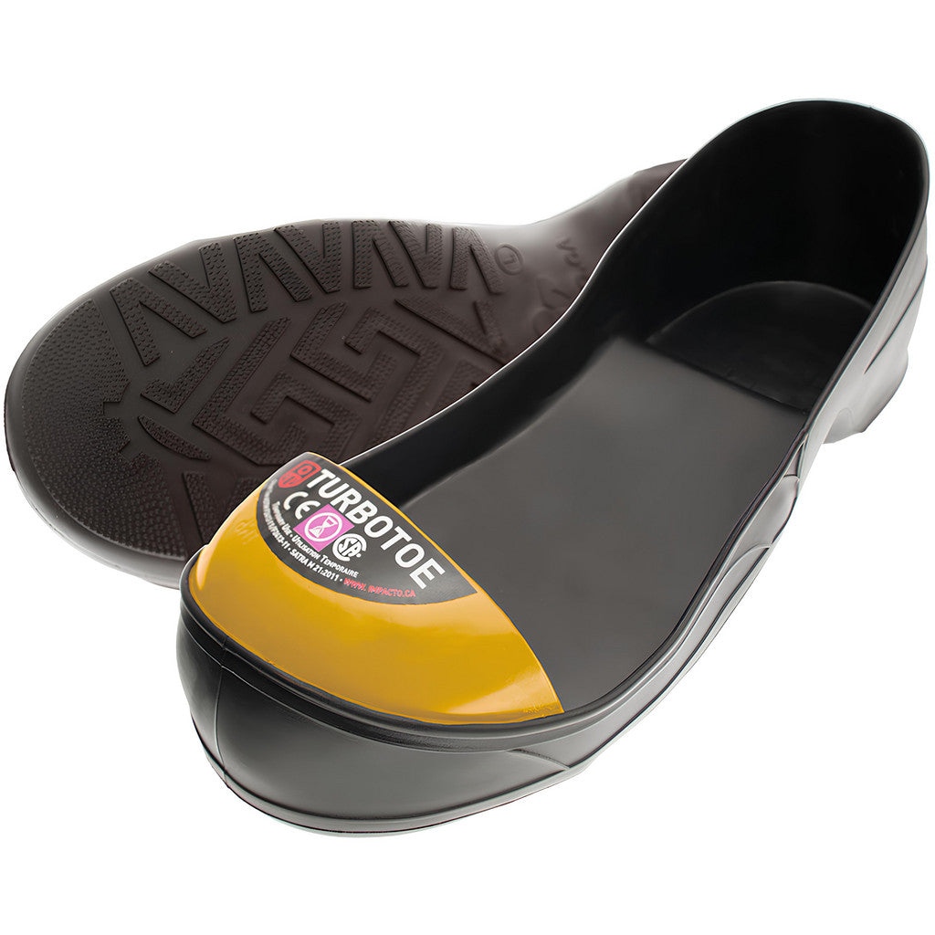 Impacto TTUM Overboots, Overshoes & Spats; Footwear Type: Safety Toe; Overshoe; Gender: Unisex; Toe Type: Steel; Material: PVC; Size: Medium; Fits Men's Shoe Size: 8-9