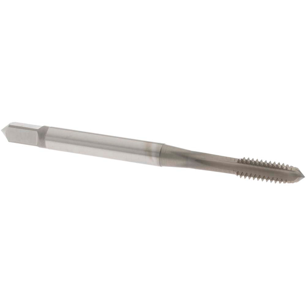 OSG 3145803 Straight Flute Tap: #8-32 UNC, 4 Flute, Plug Chamfer, 2B Class of Fit, Cobalt, Nitride Finish