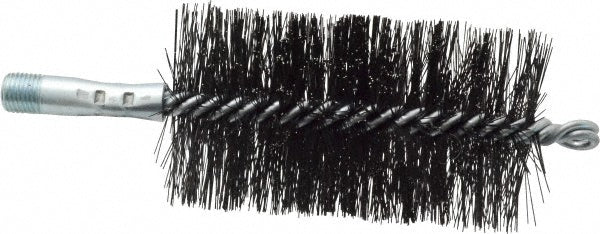 Schaefer Brush 43324 Double Stem/Spiral Tube Brush: 2-1/2" Dia, 7-1/2" OAL