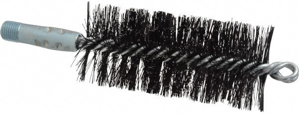 Schaefer Brush 43318 Double Stem/Spiral Tube Brush: 2" Dia, 7-1/2" OAL